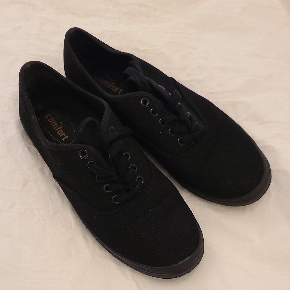 Classic Black Sneakers